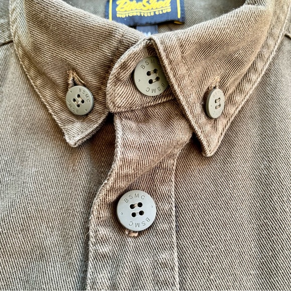 Bike Shed Motorcycle Club Ripstop Utility Shirt Medium - Picture 3 of 6
